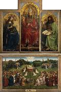 Jan Van Eyck Ghent Altar (mk08) oil on canvas